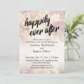 ヴィンテージフローラが披露宴のみの後ずっと幸せに 招待状 (スタンド正面)