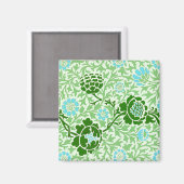 ヴィンテージフローラつる植物モリス壁紙 マグネット (正面/裏面)