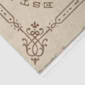 ヴィンテージフローラとエフエマデクページ 薄葉紙 (詳細)