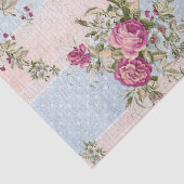 ヴィンテージフローラとストライプの分離ティッシュペーパー 薄葉紙 (詳細)