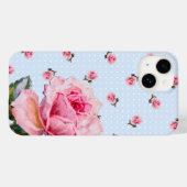 ヴィンテージフローラとドット Case-Mate iPhoneケース (裏面 (横))