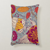 ヴィンテージフローラのエレガント背景 アクセントクッション (正面(垂直))