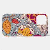 ヴィンテージフローラのエレガント背景 Case-Mate iPhoneケース (裏面 (横))