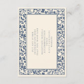 ヴィンテージフローラのソフトウェア詳細フローラ エンクロージャーカード (裏面)