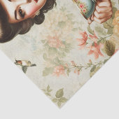 ヴィンテージフローラのピンアップ 薄葉紙 (詳細)