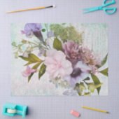 ヴィンテージフローラの分離 薄葉紙 (クラフト)