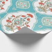 ヴィンテージフローラの東洋スタイル ラッピングペーパー (角)