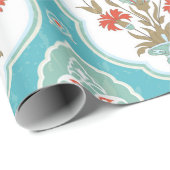 ヴィンテージフローラの東洋スタイル ラッピングペーパー (ロールコーナー)