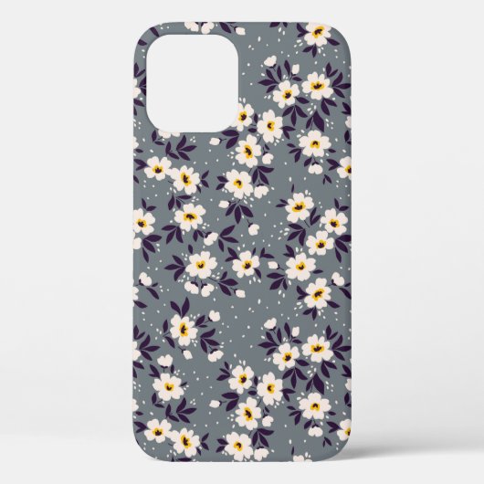 ヴィンテージフローラの背景縫い目のない花のパッテ Case-Mate iPhoneケース (裏面)
