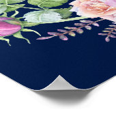 ヴィンテージフローラはサイドポスターの看板ではなく座席を選ぶ ポスター (角)