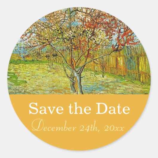 ヴィンテージフローラは日付結婚を ラウンドシール (正面)