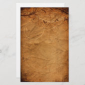 ヴィンテージフローラひな形 便箋 (正面/裏面)