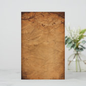 ヴィンテージフローラひな形 便箋 (スタンド正面)