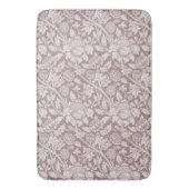 ヴィンテージフローラほこりっぽいバラピンク バスマット (正面縦)