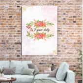 ヴィンテージフローラやる気を起こさせる引用文ポスター ポスター