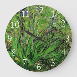 ヴィンテージフローラアイリスバイビンセントファンゴッホ ラージ壁時計