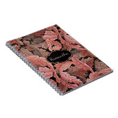 ヴィンテージフローラアカンサス模様(モノグラム) ノートブック (右側)