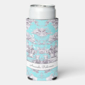 ヴィンテージフローラアクアブルートワールデジュイミモノグラム スリム缶クーラー (Seltzer裏面)