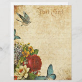 ヴィンテージフローラアクセント (正面/裏面)