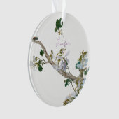 ヴィンテージフローラアジアスタイルパステルカラー名 オーナメント (正面)