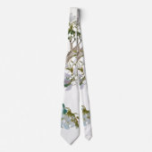 ヴィンテージフローラアジアスタイルパステルカラー ネクタイ (正面)