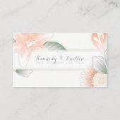 ヴィンテージフローラアポイントメントアラーム 予約カード (裏面)