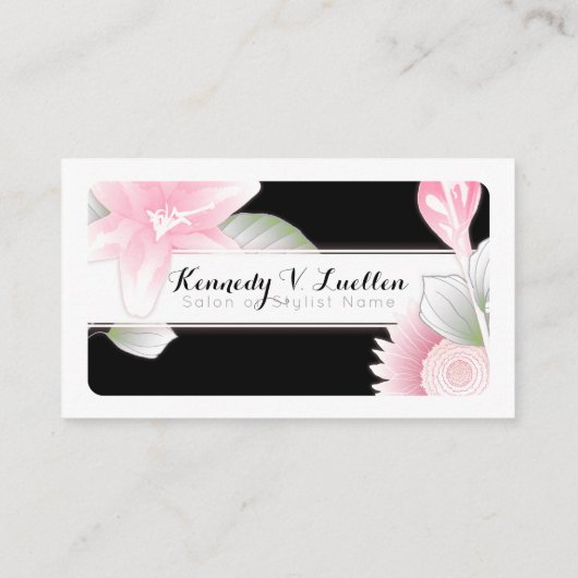 ヴィンテージフローラアポイントメントアラーム 予約カード (裏面)