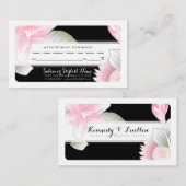 ヴィンテージフローラアポイントメントアラーム 予約カード (正面/裏面)