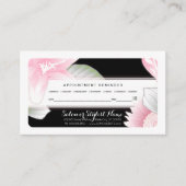 ヴィンテージフローラアポイントメントアラーム 予約カード (正面)