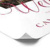 ヴィンテージフローラアリス結婚インワンダーランド ポスター (角)