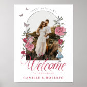 ヴィンテージフローラアリス結婚インワンダーランド ポスター (正面)