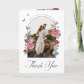 ヴィンテージフローラアリスinワンダーランド サンキューカード (正面)