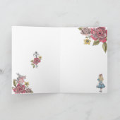 ヴィンテージフローラアリスinワンダーランド サンキューカード (内部)