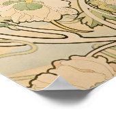 ヴィンテージフローラアルフォンスミュシャプニーズギャラリーHD ポスター (角)