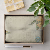 ヴィンテージフローラアンティーク台本植物工芸品 薄葉紙 (ギフト)