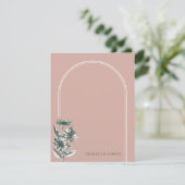 ヴィンテージフローラアーカスタムチ文房具 – ピンク (スタンド正面)