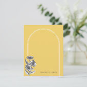 ヴィンテージフローラアーカスタムチ文房具 – 黄色 (スタンド正面)