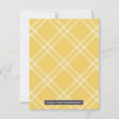 ヴィンテージフローラアーカスタムチ文房具 – 黄色 (裏面)