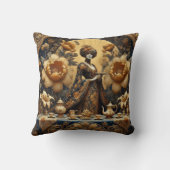 ヴィンテージフローラアートスクエアピロー クッション (裏面)