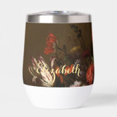 ヴィンテージフローラアート花エレガント金ゴールドモノグラム (正面)