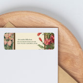 ヴィンテージフローラアールヌーボーブライダルシャワー ラベル