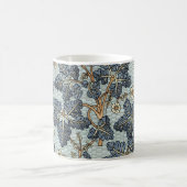ヴィンテージフローラアールヌーボーワイルドゼラニウム花 コーヒーマグカップ (中央)