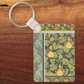 ヴィンテージフローラアールヌーボー野菜,グルド キーホルダー (正面)