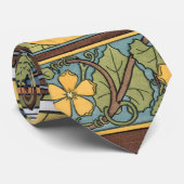 ヴィンテージフローラアールヌーボー野菜，グルド ネクタイ (ロール)