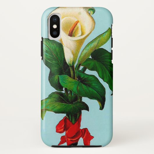 ヴィンテージフローライラストレーション Case-Mate iPhoneケース (裏面)