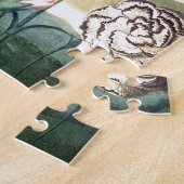 ヴィンテージフローライラスト ジグソーパズル (側面)