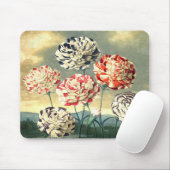 ヴィンテージフローライラスト マウスパッド (マウス)