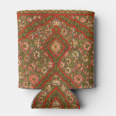 ヴィンテージフローラインディアンラグ模様 缶クーラー (裏面)