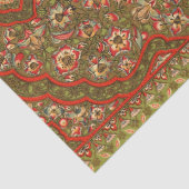 ヴィンテージフローラインディアンラグ模様 薄葉紙 (詳細)