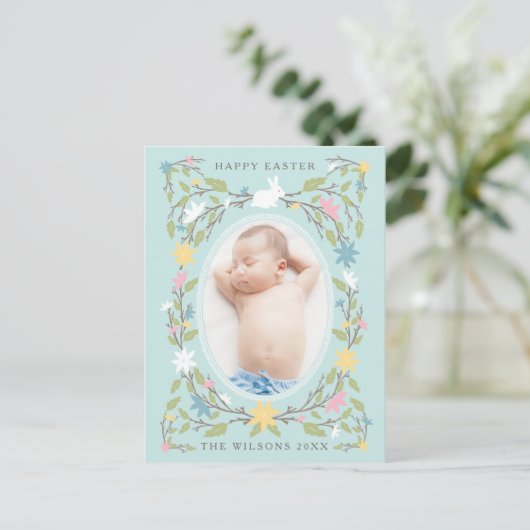 ヴィンテージフローライースターフォトカード シーズンポストカード (スタンド正面)